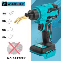 Saldatrice per plastica senza fili Saldatrice portatile per riparazione crepe sul pannello della carrozzeria dell'auto Pistola per saldatura Saldatore con cucitrice a caldo per batteria Makita 18V 21V