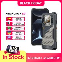 CUBOT KINGKONG X, Smartphone 5G, 32GB di RAM (16GB + 16GB estesi), ROM da 256/512GB,10200 mAh, schermo da 6,583 pollici 120 Hz, fotocamera da 100MP, NFC cellulare (Spedizione da magazzino europeo,