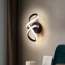 Moderne LED-Deckenleuchte in Schwarz und Gold für Zimmer, Korridore, Eingangsbereich, Garderobe, Balkone, Innendekoration, Beleuchtung