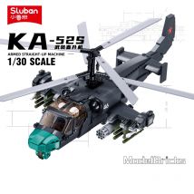 WW2 Militär Kamov Ka-52 Alligator Hubschrauber Modell Bausteine Klassiker Air Force Waffe Hokum-B Ziegel Set Kinder Spielzeug Geschenke
