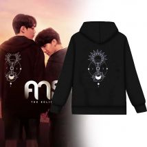 Serie TV The Eclipse First Khaotung Cosplay Felpa con cappuccio nera Felpa unisex per adulti Cappotto invernale caldo pullover Costume per amanti