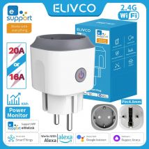 eWelink WiFi Smart Plug 16A/20A EU Smart Steckdose mit Power Monitor Timing Unterstützung Alexa Google Home Yandex Alice SmartThings