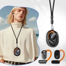 Auricolari True Open Ear Cuffie wireless con suono migliorato, design leggero, impermeabile IPX4, microfoni DNC, BT 5.4, bassi perforanti