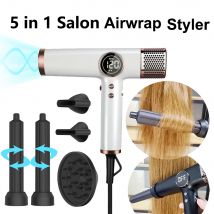 110000 RPM profesjonalna suszarka do włosów bezszczotkowa suszarka nadmuchowa z jonami ujemnymi 1800W potężna niskoszumowa 5 w 1 Salon Hair Airwrap Styler