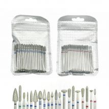 50 sztuk diamentowe wiertło do paznokci frezowanie skórek czysty nóż do Manicure elektryczne obcinacz do paznokci akcesoria martwa skóra usuń narzędzie