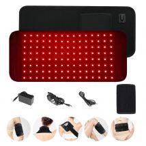Tappetino per terapia della luce a infrarossi rossa Dispositivi di bellezza a LED per viso e corpo Schiena Ginocchio Mani Piedi Sollievo Tappetino termico portatile 660nm 850nm