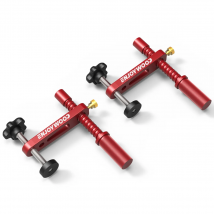 2 Pack 19mm/20mm Bench Dog Hole Hold Down morsetti morsetto da tavolo MFT ad azione rapida con cuscinetti protettivi strumento per la lavorazione del legno di ENJOYWOOD