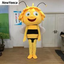 Maya Biene Maskottchen Kostüm Erwachsene Cartoon Charakter Cosplay Outfit Anzug Insekt Thema Werbung Leistung Requisiten Party Karneval