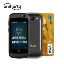 Unihertz Jelly pro Super Mini Smartphone 2GB RAM 16GB ROM 2.45'Android 7.0 8.0MP Quad Core Tasca per carte piccole Telefono cellulare