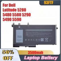 11.4V 3500mah High-Quality Laptop Battery 93FTF 083XPC 4YFVG for Dell Latitude 5280 5480 5580 5290 5490 5590