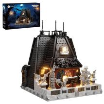 2419PCS MOC Horror Movie Wednesday Adams House Building Blocks Model Desktop Decoration Brick Puzzle Toys for Kid Halloween Gift
