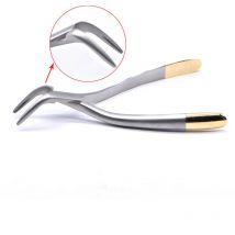 Dental Wurzel Fragment Zahn Extraktion Zange Zange Instrument Gebogene Oberkiefer Unterkiefer Werkzeug