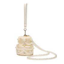 Neue Handtasche Schulter Umhängetasche Spezielle Form Mode Acryl Shell Kupplung Abend Taschen Hochzeit Party Frauen Perle Luxus Marke