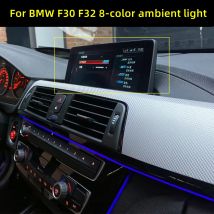 Kfz-LED-Umgebungslicht passend für BMW F30 F32 8-Farben-Innenatmosphäre Türform Lichtleiste Protokoll Bildschirmsteuerung