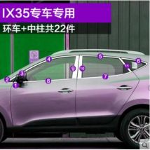 Hohe-qualität edelstahl Streifen Auto Fenster Trim Dekoration Zubehör Auto styling für Hyundai IX35 2010 -- 2017
