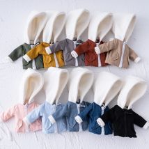 Ob11 Puppenkleidung Lässige Kapuzentasche Jacke Trenchcoat Puppen Freizeithose für Obitsu11, Gsc, Ymy, Ufdoll, P9, 1/12bjd Puppe