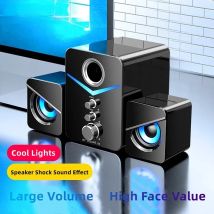 Altoparlante Bluetooth Home Theater Sound Bass System Mini altoparlanti Computer Desktop lettore MP3 Audio per telefono PC Subwoofer Soundbar