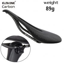 ELITAONE Sella per bici da strada/mtb 240x143mm Guida tonda in fibra di carbonio 7*7mm Super leggera 89g