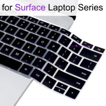 Tastaturabdeckung für Microsoft Surface Laptop 7, 6, 5, 4, 3, Studio 2, GO Book RT, Silikon-Schutzhülle, 13,3 13,5 13,8 15 2025