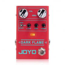 JOYO R-17 Pedal de distorsión de alta ganancia de Metal moderno Dark Flame, múltiples tonos, EQ de 3 bandas para guitarra Riffs y Solos
