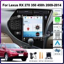 12,1 "Android 13 Für LEXUS RX 270 350 450H 2007-2014 Auto Multimedia Player GPS Stereo Radio empfänger Tesla Stil CarPlay RHD