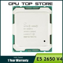 Processore cpu Intel Xeon E5 2650 V4 2650 V4 SR2N3 2.2GHz 12-Core 24-Thread LGA 2011-3