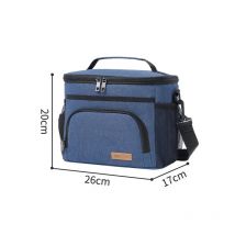Multifunktionale Oxford-Kühltasche mit großer Kapazität, wasserdicht, tragbar, mit Reißverschluss, Thermo-Lunch-Taschen für die Aufbewahrung von Picknick im Freien