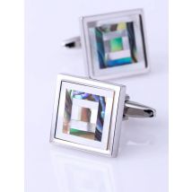 KFLK Jewelry shirt cufflinks for mens Brand Coloured Shell Cuff link Fashion Button High Quality Luxury Wedding  guests