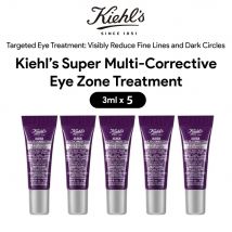 Confezione campione per il trattamento delle zone oculari super multi-correttive di Kiehl (3 ml x 5), solleva la zona ossea delle sopracciglia, levigano, cura della pelle originale