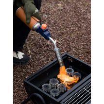 BISINNA Stainless Steel Butane Gas Canister Blowtorch Portable Home Baking Cooking Igniter Outdoor Camping BBQ Ignition Tools