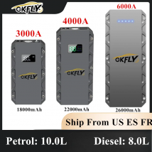 GKFLY 3000A 4000A 6000A arrancador de batería de coche banco de energía portátil 12V dispositivo de arranque amplificador de batería de coche Buster para 10,0L 8,0L