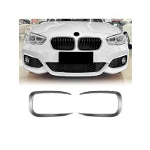 Front Bumper Side Vent Cover Trim For BMW 1 Series F20 F21 M Sport 2012-2019 Air Intake Frame Hood Bezel Canard Spoiler Splitter