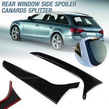 Nero lucido Lunotto Posteriore Spoiler Laterale Della Copertura Per Audi A4 B8 Allroad Avant 2009 2010 2011 2012 2013 2014 2015 2016 Spoiler Posteriore