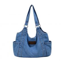 Mode Luxus Damen Umhängetasche Denim Stoff Hochwertige Damen Handtaschen Große Kapazität Multifunktionale Damen Einkaufstasche