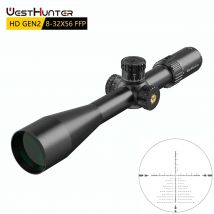 WestHunter HD GEN2 8-32X56 FFP Zero Stop Zielfernrohr 1/10 MIL First Focal Plane Jagdfernrohr 34mm Rohr Optische Sehenswürdigkeiten