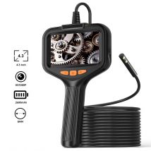 Single & Dual Industrie Endoskop Kamera 4.3 ''Bildschirm HD1080p 8mm Objektiv 2-100m Handrohr Kanal Inspektion Endoskop wasserdicht