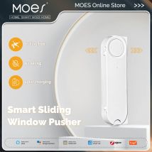 MOES Tuya ZigBee Smart okno przesuwne Pusher automatyczny otwieracz do automatycznego ładowania pilot aplikacji z funkcją ładowania słonecznego, wsparcie dla Alexa Google Home