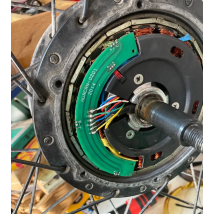 1 Stück für E-Bike PCB Board Hochdruck Hall 502F 3144 Hall-Sensoren und RPM-Sensorsteuerung Grünes Teil zur Verkabelung