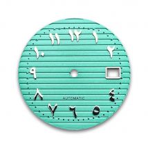 30.5mm S Logo Dial Nautilus Arabic Numerals Suitable For NH35/NH36 Automatic Movement Watch