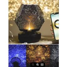 3D Starry Sky Night Light Projector LED Romantic Starry Lamp Galaxy Cosmic Projection for Children Gift Home Party Decoration