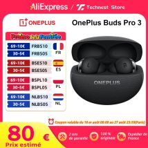 Versión global auriculares bluetooth inalámbricos OnePlus Buds Pro 3 Audio espacial con cancelación de ruido de hasta 50 dB y seguimiento de la cabeza Audio de alta resolución