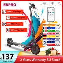 ESPRO Scooter elettrico da 8,5 pollici 350W Ruota anteriore 31KM/H Scooter elettrico per adulti con 36V10.5AH 16KM a lungo raggio