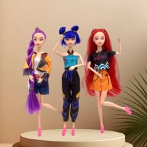 30 cm KPop Demon Hunters Modelo Figura de acción PVC Decoración de escritorio Modelo de muñeca, Colección de juguetes para niños Estatuilla Regalo de Navidad