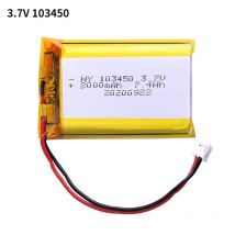 3,7 V 103450   Batteria ai polimeri di litio, ricaricabile da 2000 mAh, per MP5, giocattoli, fotocamere, GPS, Bluetooth, altoparlanti ad alta capacità