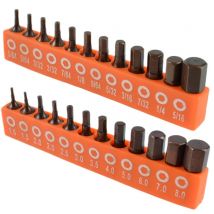 12/24 pezzi set di punte per cacciavite esagonale 25mm codolo esagonale punta per cacciavite magnetico di sicurezza set di utensili manuali per punte per cacciavite elettrico
