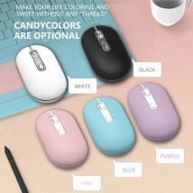 1 PC echt wiederauf ladbare drahtlose Bluetooth-Maus 2,4g USB-Mäuse für Android Windows Tablet Laptop Notebook PC für iPad Mobile