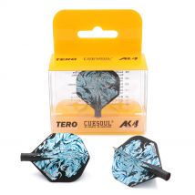 CUESOUL TERO AK4 Dart Flights mit vier mythologischen Symbolen-Design