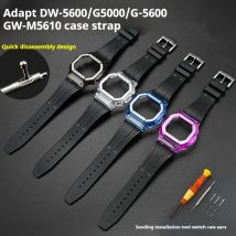 Armbandgehäuse für Casio G-Shock DW-5600 DW-5000 GW-M5610 5600 GLS-5600 Ersatz-TPU-Gummi-Armband, Bandschale, Uhrenzubehör