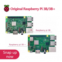 Raspberry Pi 3 originale modello B /3B+ Plus BCM2837 1.2G, Raspberry Pi 3 B+ con WIFI 2.4G e 5G 4.2 Bluetooth e PoE