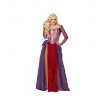 Women Girl Halloween Winifred Cosplay Costume Medieval Witch Princess Sorceress Dress for Movie Anime Role Play Festive Parties